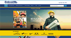 Desktop Screenshot of embroidme-appleton.com